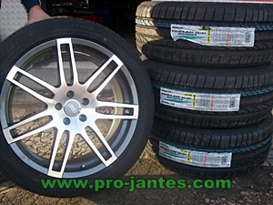 pack jantes audi 20 pouces Rs4 anthracite/polish news EDITION pour Q5 Q7 V6 V12 TDi Quattro +pneus BRIDGESTONE  DUELER SPORT ....